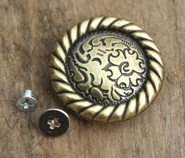 "AE" Concho - Antik Messing - 25mm